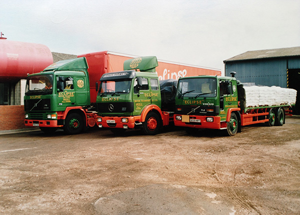 Three Eclipse trucks